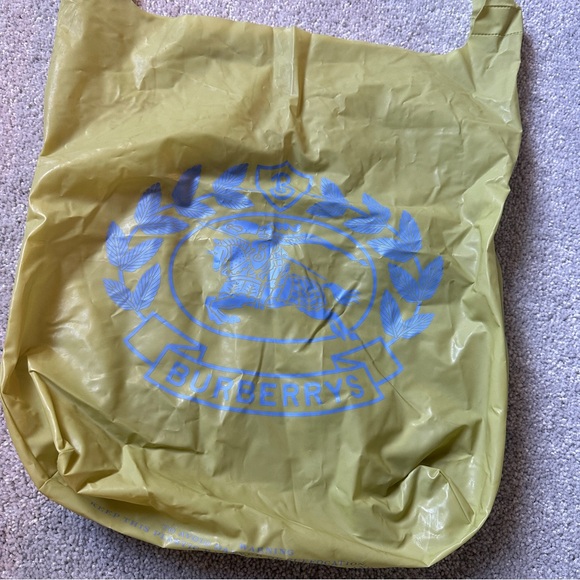 Burberrys of London Vintage Green Tote Bag - Picture 4 of 6